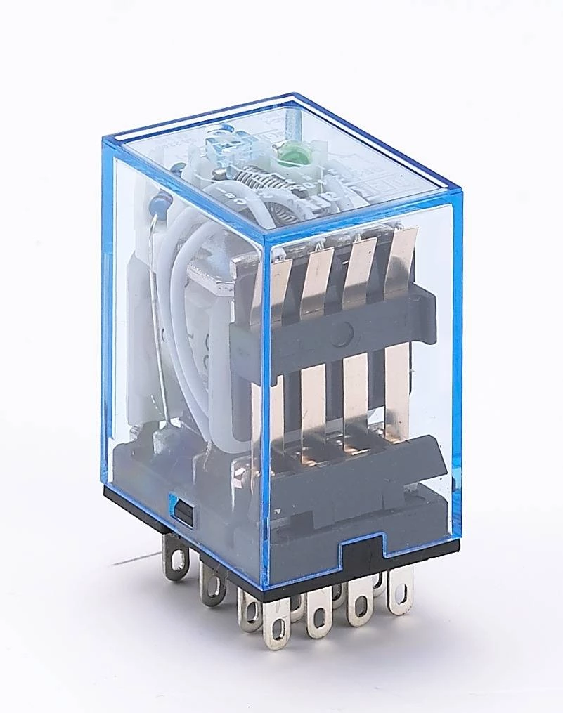 Промежуточное реле 4 контакта с индикацией LED 3А 24В DC ПР-1