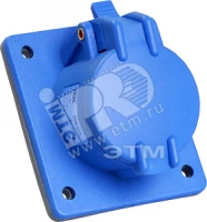 Розетка встраиваемая ССИ-413 16А-6ч/200-250В 2Р+PЕ IP44 MAGNUM ИЭК