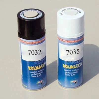 Баллончик распылитель с акриловой краской, RAL 7032