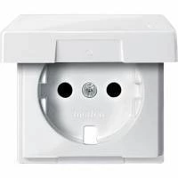 ЦЕНТР.ПЛАТА С КР.Д/МЕХ.РОЗ.SCHUKO БЕЛЫЙ MTN2340-0319