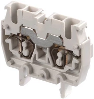 Клемма DR2,5/5,N,2L пружинная, 2,5мм,кв, синяя, мини, DIN2