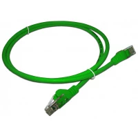 Патч-корд LANMASTER LSZH UTP кат.5e, 10 м, зеленый