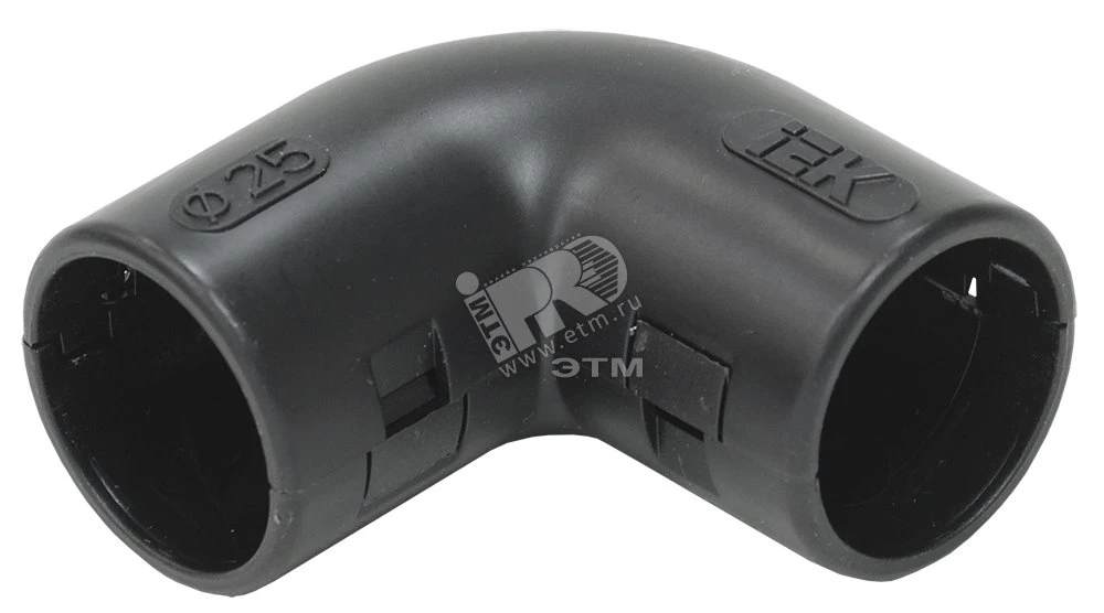 Поворот открывающийся на 90гр. CI16G IEK черный