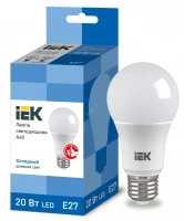 Лампа светодиодная ECO A60 шар 20Вт 230В 6500К E27 IEK