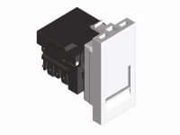Адаптер с RJ-11 кат.3 (22,5х45), белый (45972 SBR)