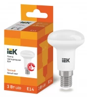 Лампа светодиодная ECO R39 рефлектор 3Вт 230В 3000К E14 IEK