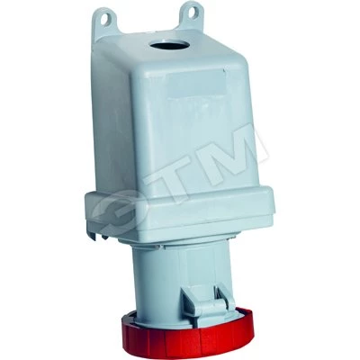 Розетка накладная для монтажа на поверхность 3125RS6W, 125A, 3P+E, IP67, 6ч