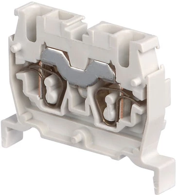 Клемма DS2,5/5,N,2L пружинная 2,5мм,кв, синяя, мини, DIN3