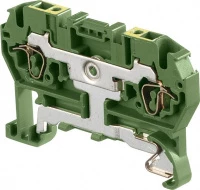 Клемма D6/8,P,2L пружинная, 6мм,кв, земля