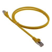 Патч-корд LANMASTER LSZH FTP кат.5e, 2.0 м, желтый