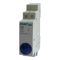 Индикатор ND9-1b синий , AC/DC230В (LED) (CHINT)