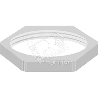 Гайка пластиковая стопорная EMUG32 для M32