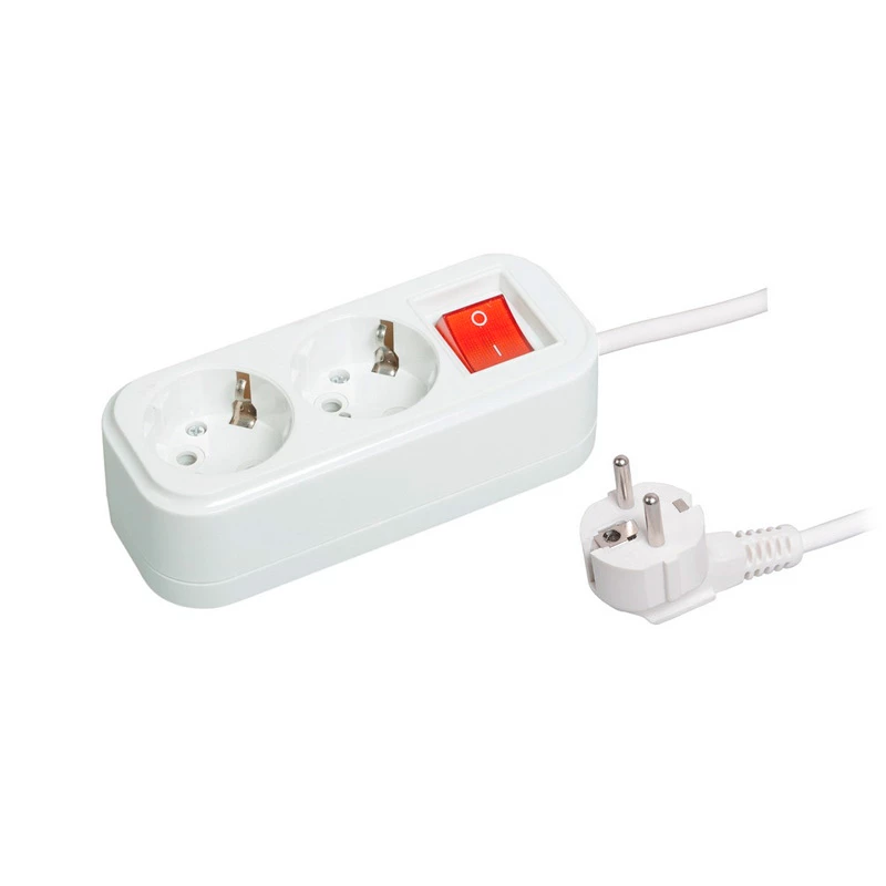 Удлинитель У02В 2 места 2Р+РЕ/5.0 метра 3х1мм2 16А/250В CLASSIC IEK