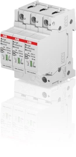 Ограничитель импульсных перенапряжений УЗИП OVR T1-T2 3L 12,5-275s P QS ABB 2CTB815710R1800