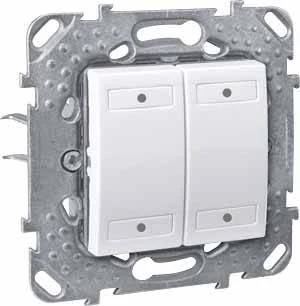 4-КНОП. ВЫК-ЛЬ С ИНДИКАТОРОМ LED, БЕЛЫЙ