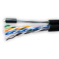 Кабель SUPRLAN Standard FTP Cat.5e 4x2xAWG24 Cu PE Outdoor T-FG8 (трос) 305м 01-1026 01-1026 01-1026