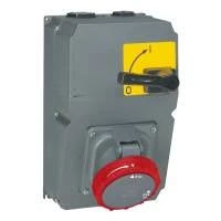 Розетка накладная Legrand HypraIP67 3К+H+З 400v125A