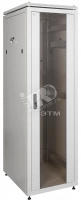 ITK Шкаф сетевой 19" LINEA N 24U 600х800 мм стеклянная передняя дверь серый