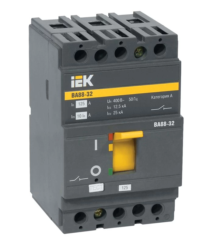Авт. выкл. ВА88-32 3Р 12,5А 25кА IEK