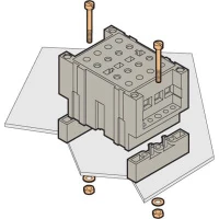 Блок TF-DS-VL Клеммный для цепей напряжения, не размыкаемый, монтаж на плату, винтовые клеммы