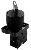 Переключатель NP2-ED25, 2 положения с фиксацией, 1НЗ +1НО IP40  (CHINT)