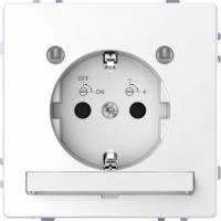 D-Life РОЗЕТКА 16А с з/к и LED модулем, БЕЛ. ЛОТОС , SD