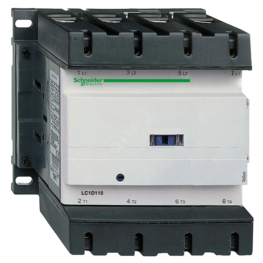 КОНТАКТОР D 4Р (4 НО), AC1 200 A, 110V 50/60 ГЦ, ЗАЖИМ ПОД ВИНТ