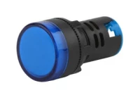 Индикатор ND16-22DS/4C синий, компактный, встр. конденсатор, IP65 АС230В (R) (CHINT)
