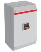 Рубильник в боксе OTP125B3U до 125A 3-полюсный, без фланца