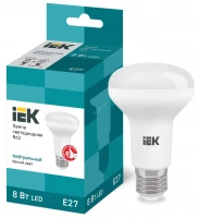 Лампа светодиодная ECO R63 рефлектор 8Вт 230В 4000К E27 IEK