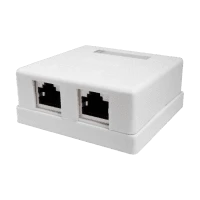 Компьютерная розетка 8P8C (RJ-45), FTP, Cat.5e, 2 порта