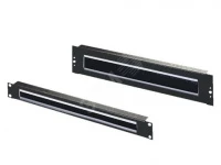 Панель ввода кабеля щёточная 19" 1U