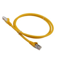 Патч-корд LANMASTER LSZH FTP кат.6A, 3.0 м, желтый