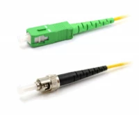 Патч-корд оптический LANMASTER, LSZH, симплексный, SC/APC-ST/UPC, SM OS2, 10 м