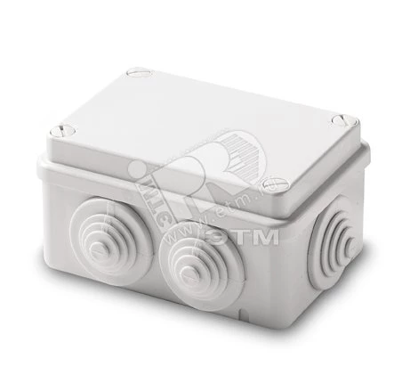 Коробка расп,гермет,с вводами пласт,винт IP55 160х135х77мм ШхВхГ
