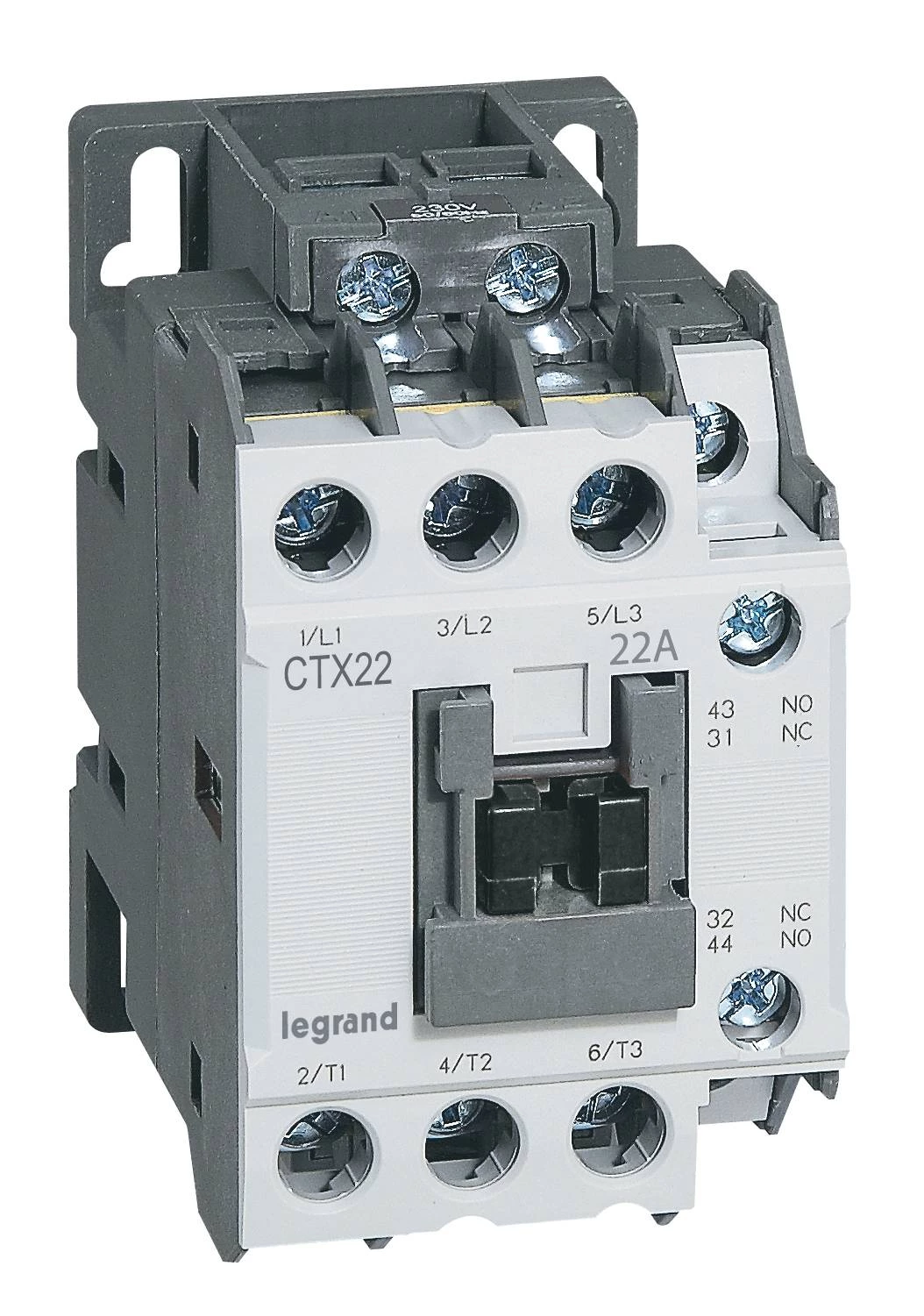 Контактор CTX3 3P 22A 1но1нз ~380V