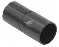Муфта труба-труба GI16G IEK черный