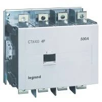 Контактор CTX3 4P 500A 100-240V~/=