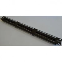 Патч-панель LANMASTER 24 порта с индикаторами, UTP, кат.6, 1U