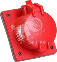Розетка встраиваемая ССИ-424 32А-6ч/380-415В 3Р+PЕ IP44 MAGNUM ИЭК