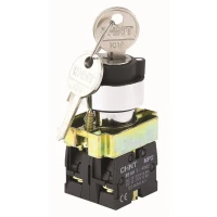 Переключатель NP2-BG35D, 3 положения с фиксацией, 1НЗ +1НО IP40  (CHINT)