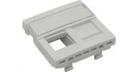 Вставка для 1-го модуля под RJ-45 кат.5e UTP , алюминий (45976 SAL) 