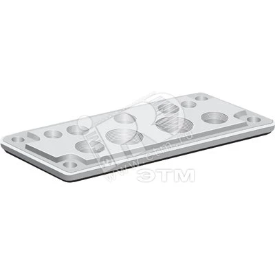 Фланец YMFMB10862SET (фланец II/C) для рубильников в пласт, боксе, резьба 2xM32+2xM25+3xM20+2xM16