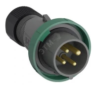 Вилка кабельная Easy&Safe 332EP10W, 32А, 3P+E, IP67, 10ч
