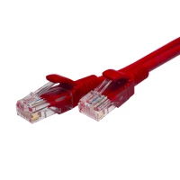 Патч-корд SUPRLAN U/UTP Cat.5e 4x2 26AWG (7x0.16mm) Cu PVC красный 0,5м
