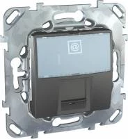 Компьютерная розетка 1ХRJ45 КАТ. 6, с полем для надписи