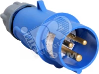 Вилка переносная ССИ-013 16А-6ч/200-250В 2Р+РЕ IP44 MAGNUM ИЭК