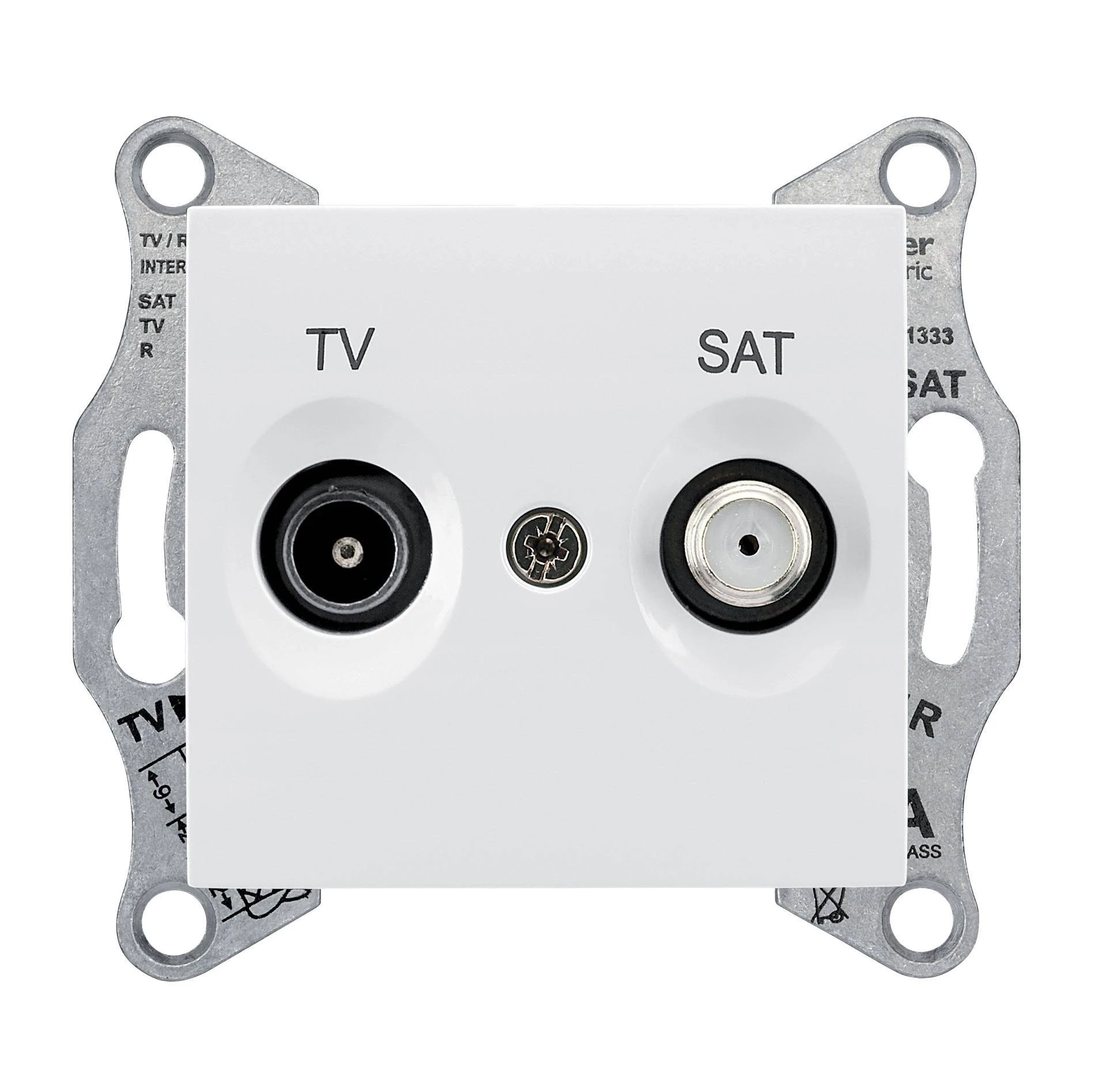 TV/SAT розет. проходная, бел. SDN3401921
