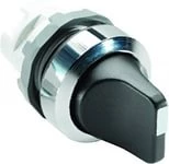 Переключатель M2SS2-20B (короткая ручка) черный 2-х позиционный без подсветки (только корпус) 90# с фиксацией