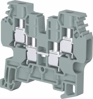 Клемма C4/6,4A винтовая, одна цепь, 4 зажима, 4мм²